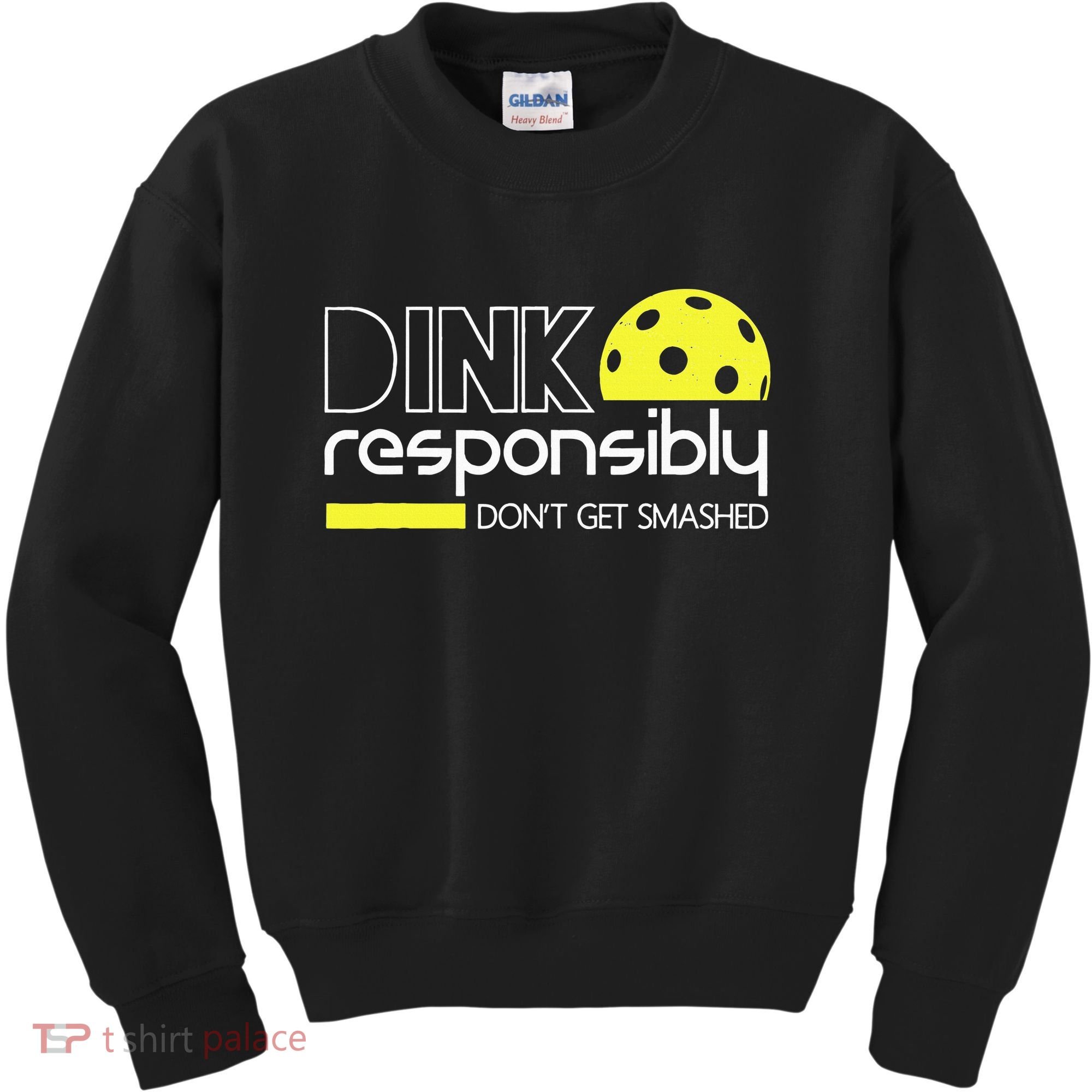 Funny Pickleball Player Dink Responsibly Don't Get Smashed Kids Sweatshirt