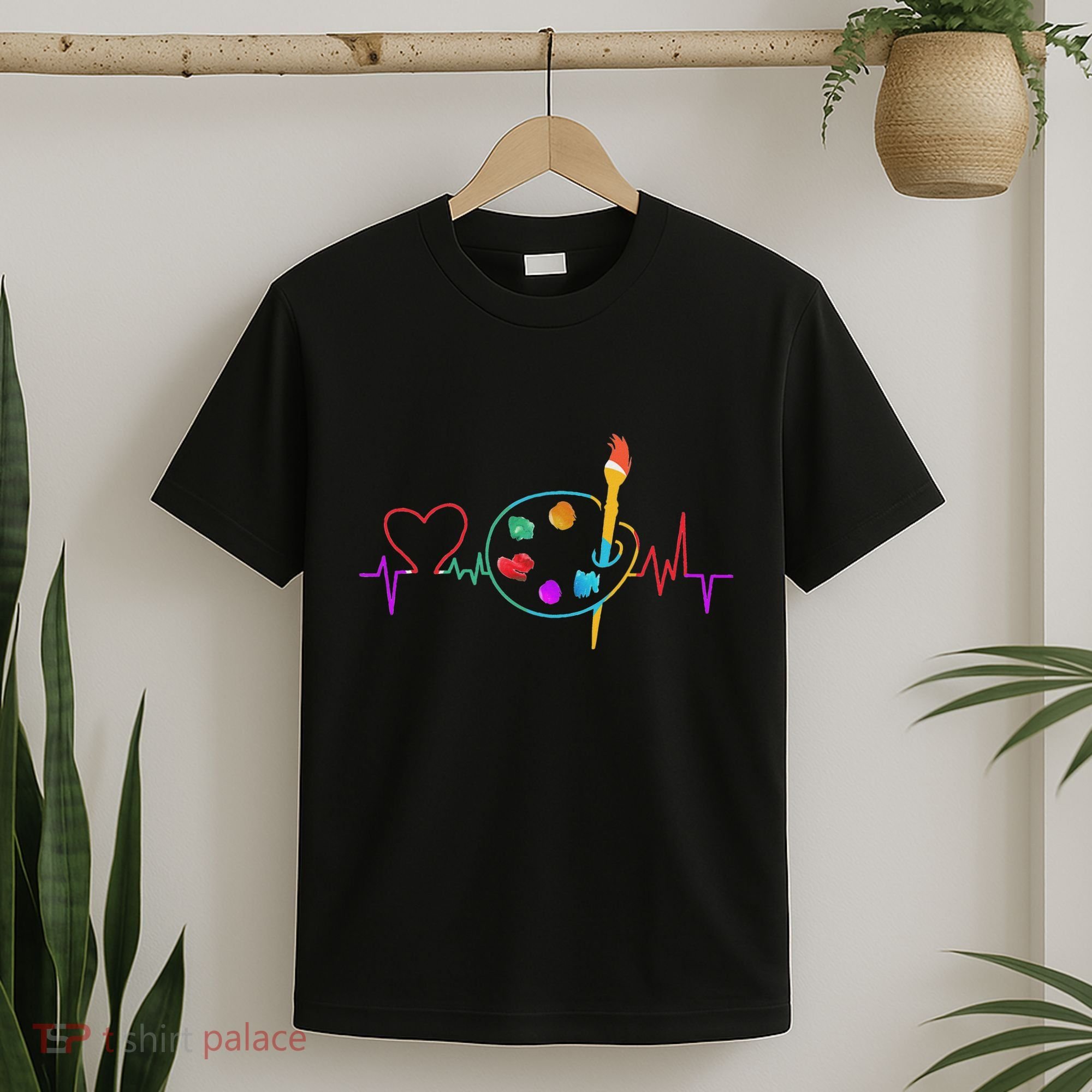 Funny Paint Palette Brush Artist Painter Gift T-Shirt