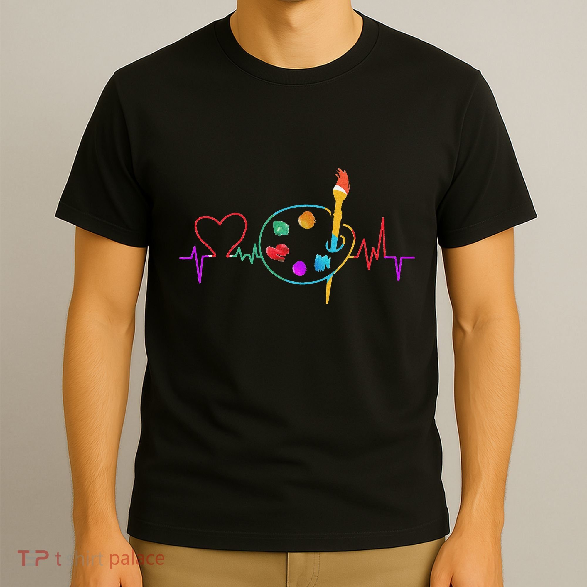 Funny Paint Palette Brush Artist Painter Gift T-Shirt