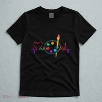Funny Paint Palette Brush Artist Painter Gift T-Shirt thumb 5