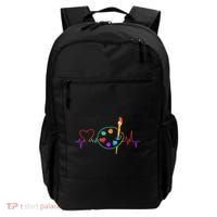 Funny Paint Palette Brush Artist Painter Gift Backpack thumb 0