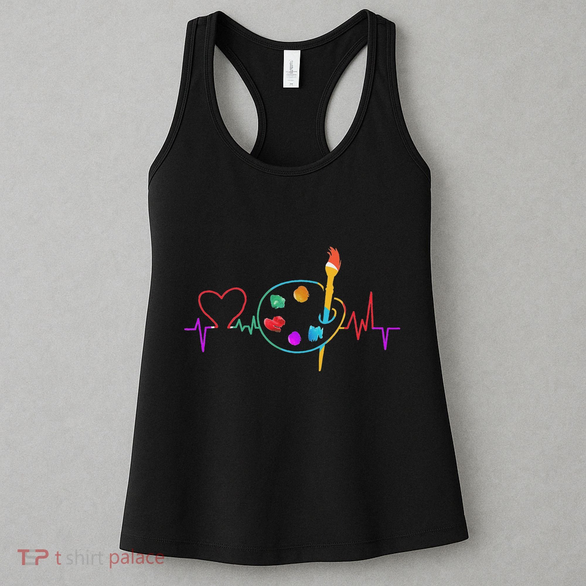 Funny Paint Palette Brush Artist Painter Gift Women's Tank Top
