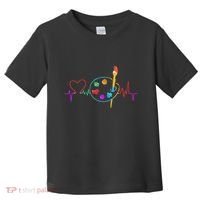 Funny Paint Palette Brush Artist Painter Gift Toddler T-Shirt thumb 0