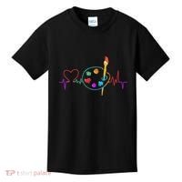 Funny Paint Palette Brush Artist Painter Gift Kids T-Shirt thumb 0