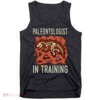 Future Paleontologist Paleontology Student Fossil Hunting Tank Top thumb 0