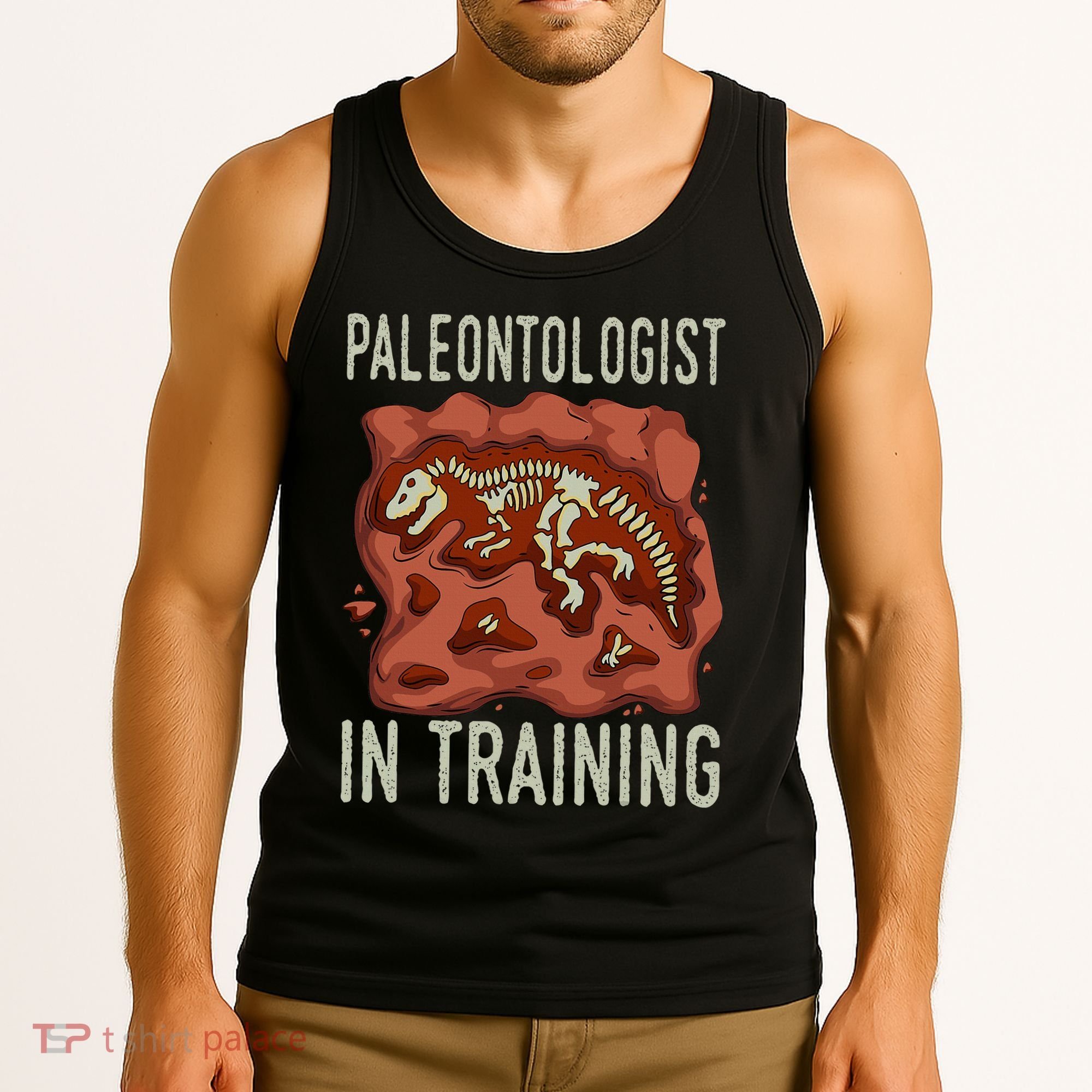 Future Paleontologist Paleontology Student Fossil Hunting Tank Top