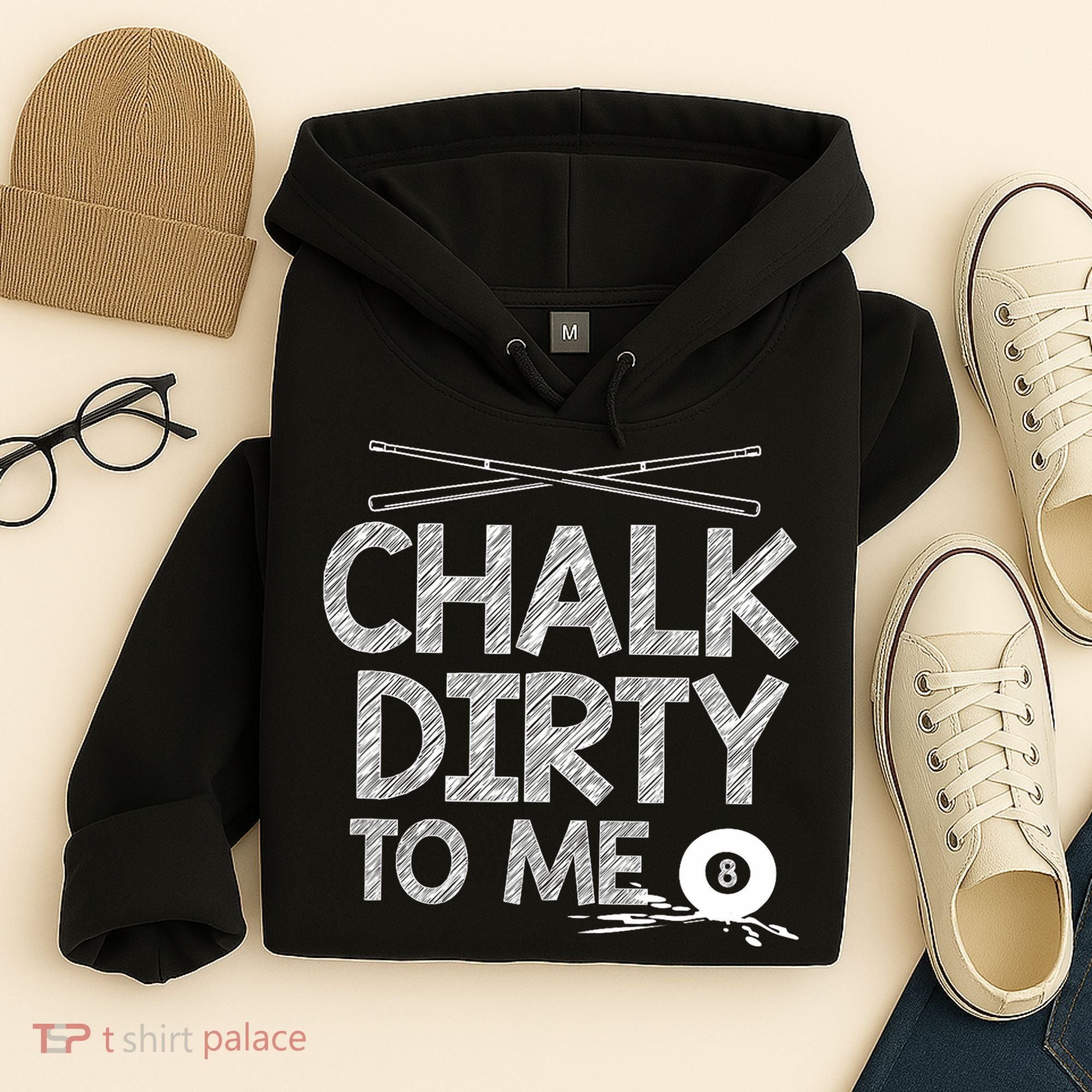 Funny Pool Player 8ball Billard Hoodie