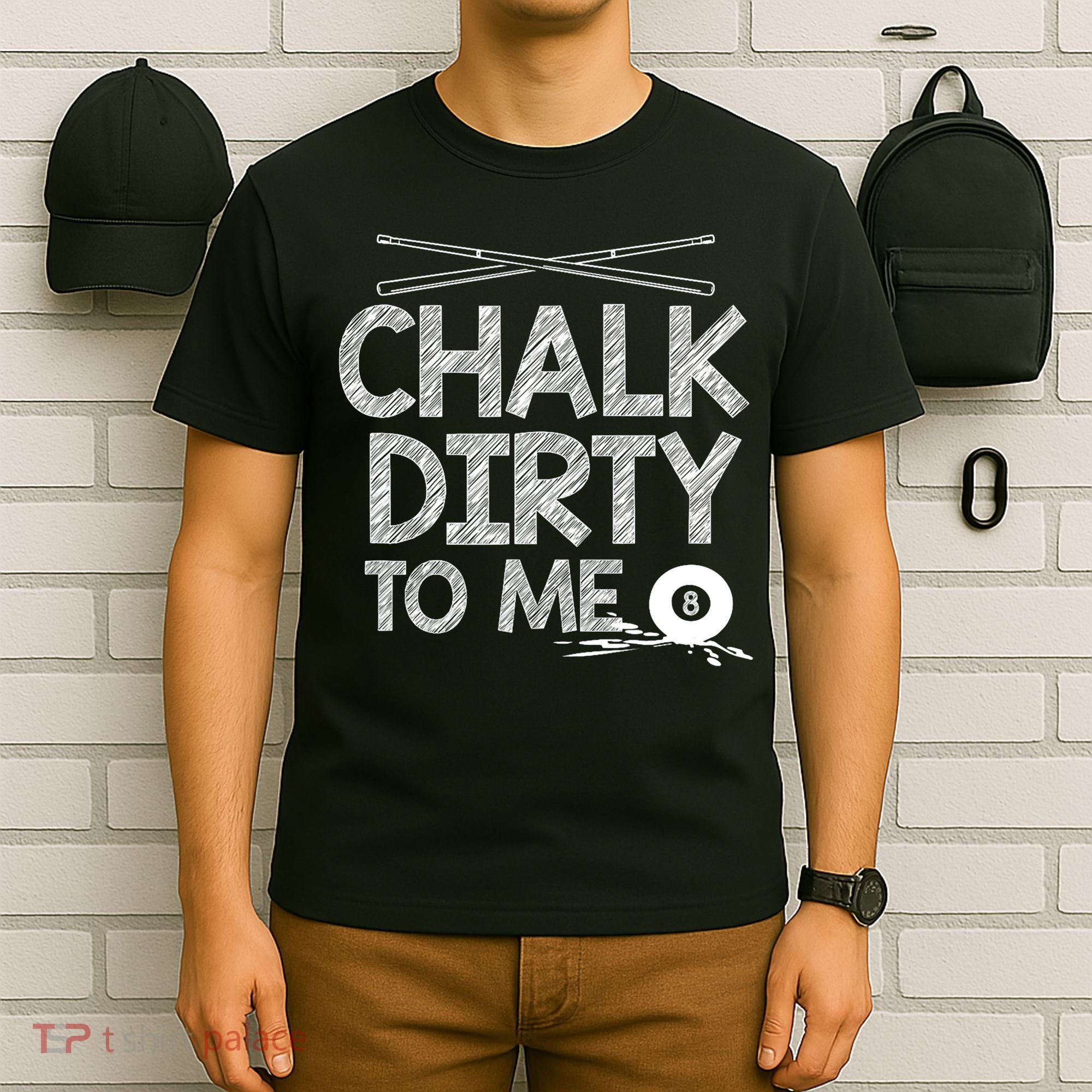Funny Pool Player 8ball Billard T-Shirt