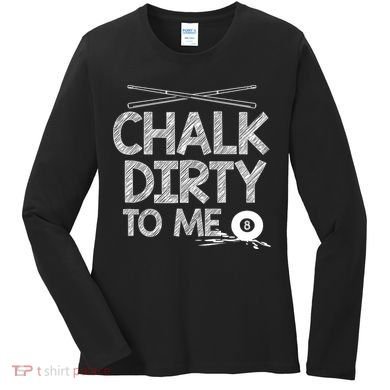 Funny Pool Player 8ball Billard Women's Long Sleeve Shirt