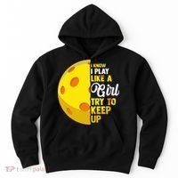 Funny Pickleball Player Girl Pickleball Gift Hoodie thumb 0