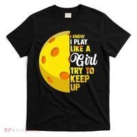 Funny Pickleball Player Girl Pickleball Gift T-Shirt thumb 0