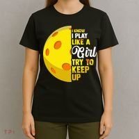 Funny Pickleball Player Girl Pickleball Gift T-Shirt thumb 4