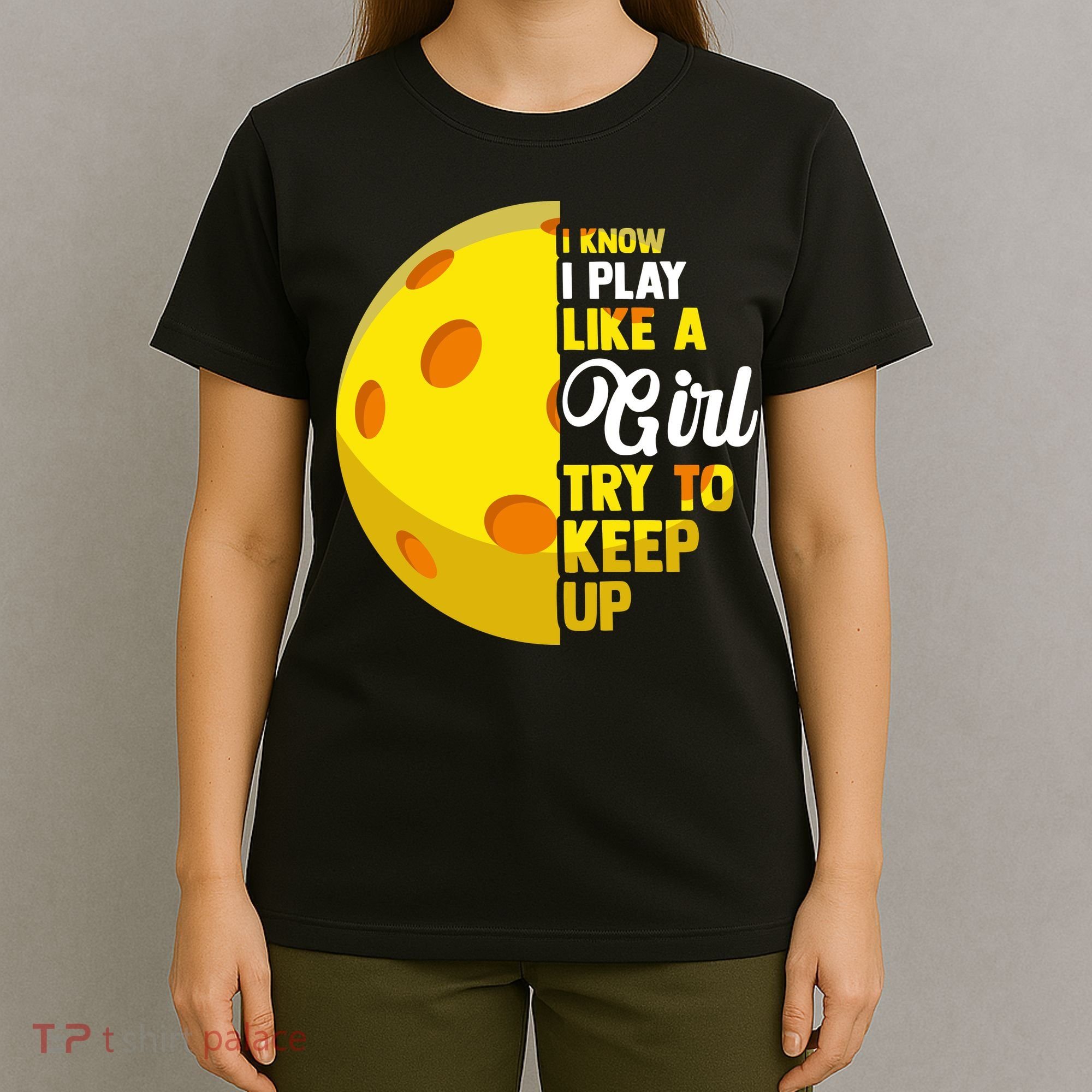 Funny Pickleball Player Girl Pickleball Gift T-Shirt