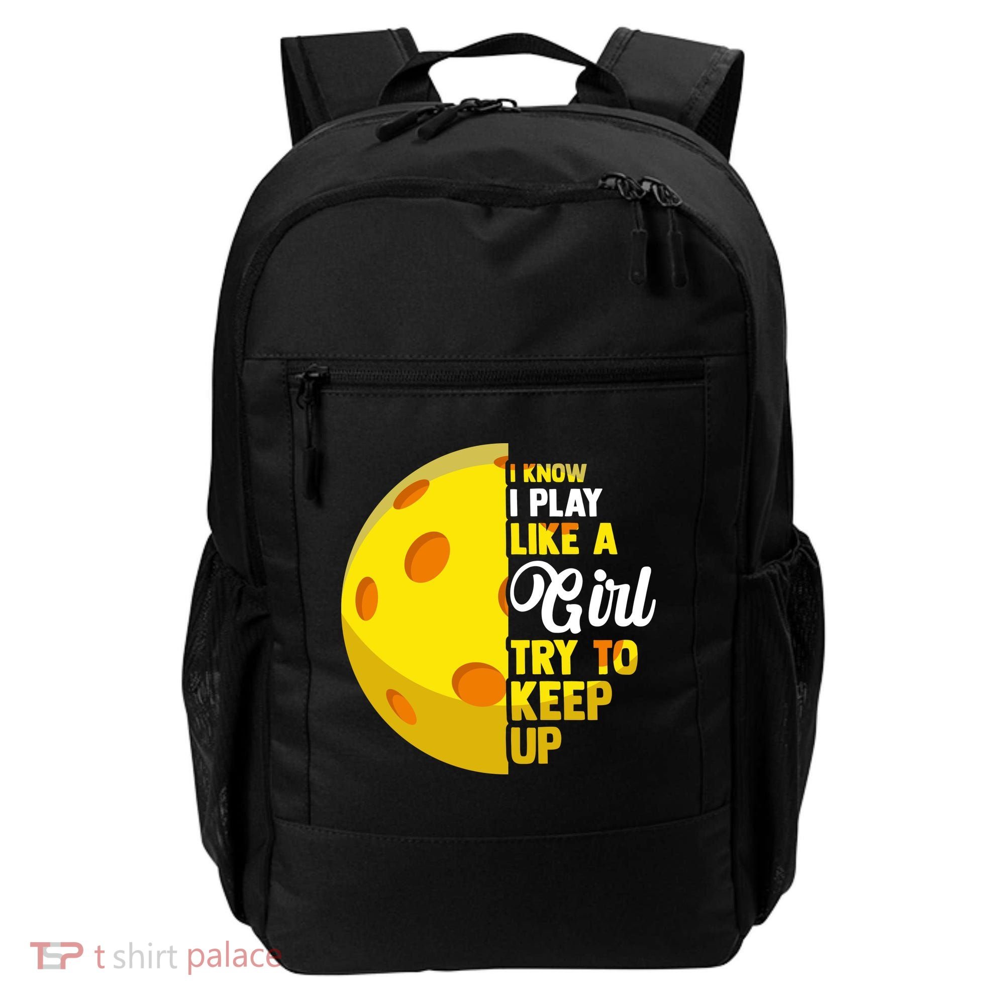 Funny Pickleball Player Girl Pickleball Gift Backpack