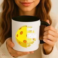 Funny Pickleball Player Girl Pickleball Gift Coffee Mug thumb 3