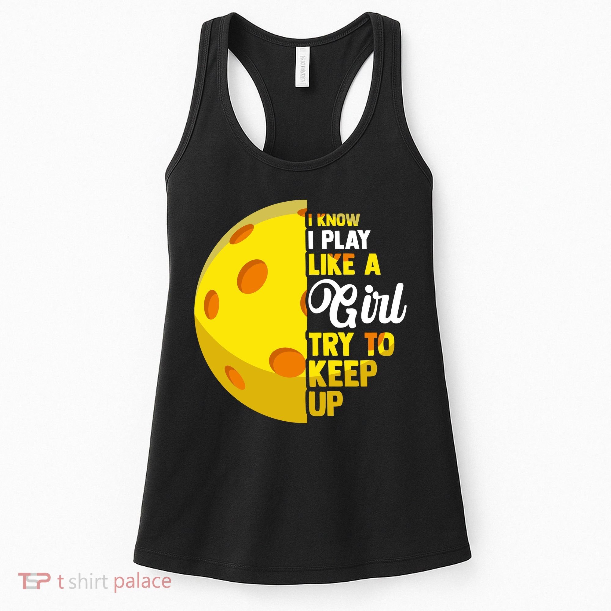 Funny Pickleball Player Girl Pickleball Gift Women's Tank Top