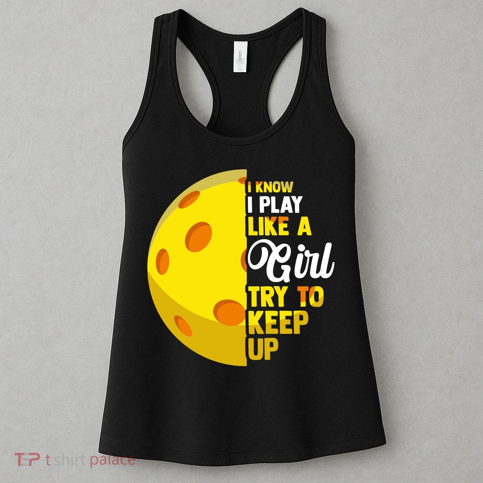 Funny Pickleball Player Girl Pickleball Gift Women's Tank Top