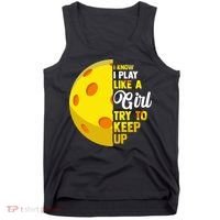 Funny Pickleball Player Girl Pickleball Gift Tank Top thumb 0