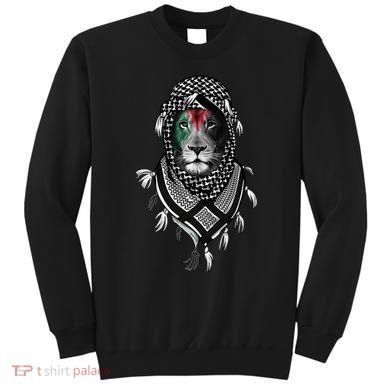 Free Palestine Palestinian Lion Sweatshirt
