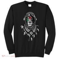 Free Palestine Palestinian Lion Sweatshirt thumb 0