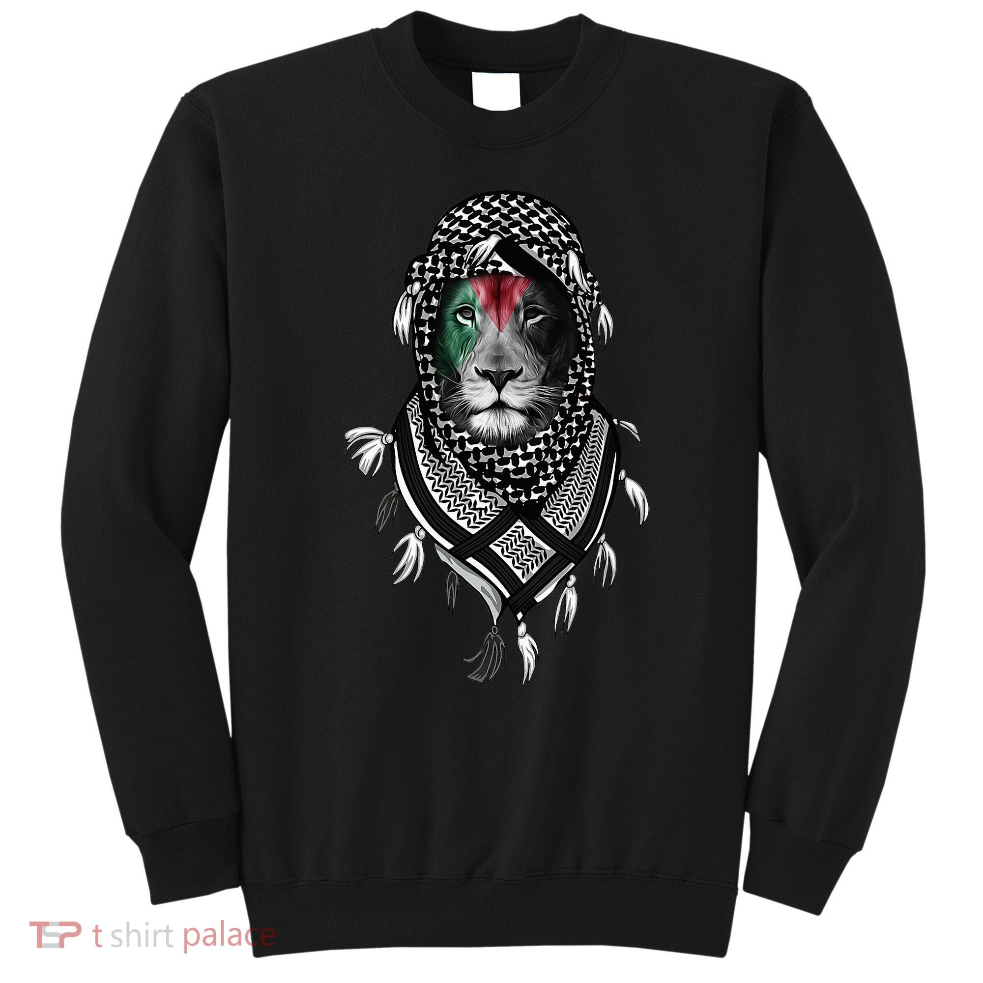 Free Palestine Palestinian Lion Sweatshirt
