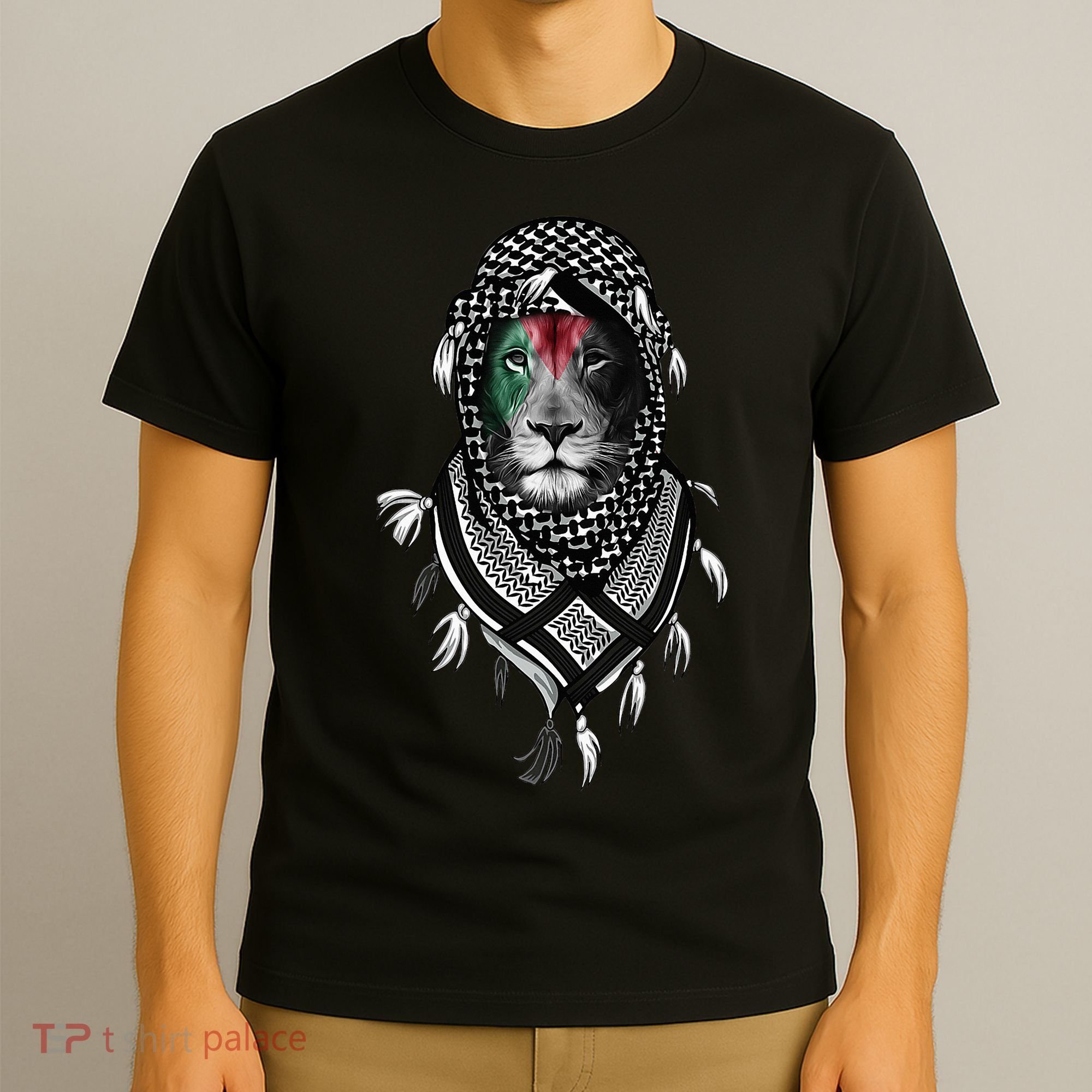 Free Palestine Palestinian Lion T-Shirt