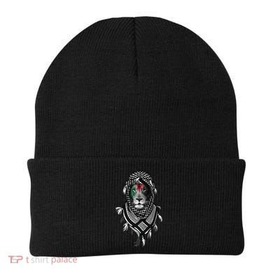 Free Palestine Palestinian Lion Beanie