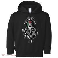 Free Palestine Palestinian Lion Toddler Hoodie thumb 0