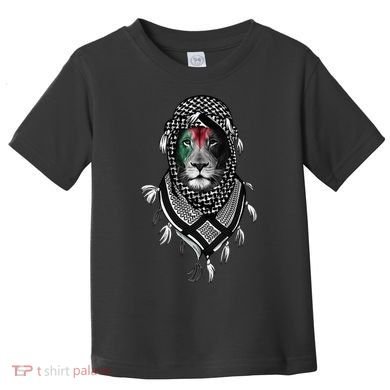 Free Palestine Palestinian Lion Toddler T-Shirt