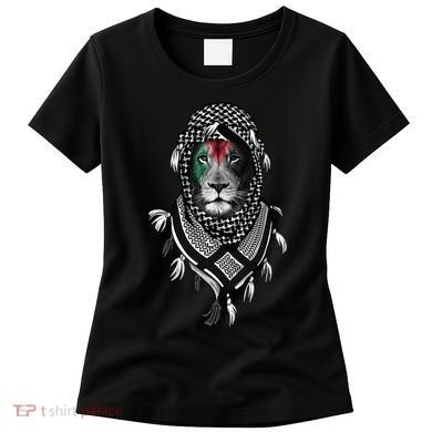 Free Palestine Palestinian Lion Women's T-Shirt