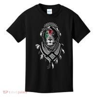 Free Palestine Palestinian Lion Kids T-Shirt thumb 0