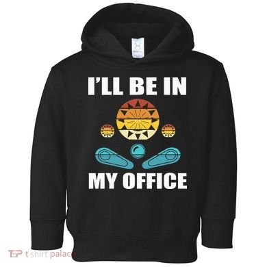 Funny Pinball Player Design Retro Gamer Pinnball Toddler Hoodie