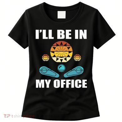 Funny Pinball Player Design Retro Gamer Pinnball Women's T-Shirt