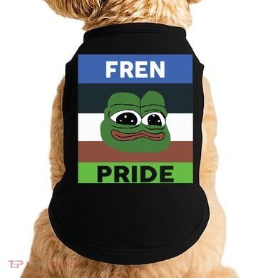 Fren Pride PEPE The Frog Doggie Tank