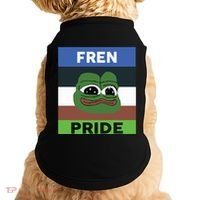 Fren Pride PEPE The Frog Doggie Tank thumb 0