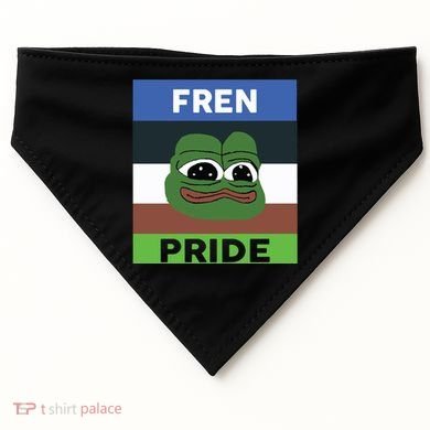 Fren Pride PEPE The Frog USA-Made Doggie Bandana