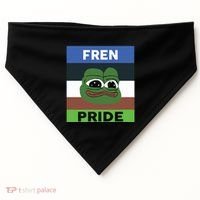 Fren Pride PEPE The Frog USA-Made Doggie Bandana thumb 0