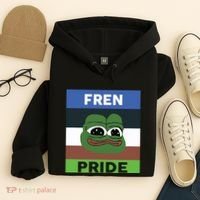 Fren Pride PEPE The Frog Hoodie thumb 4