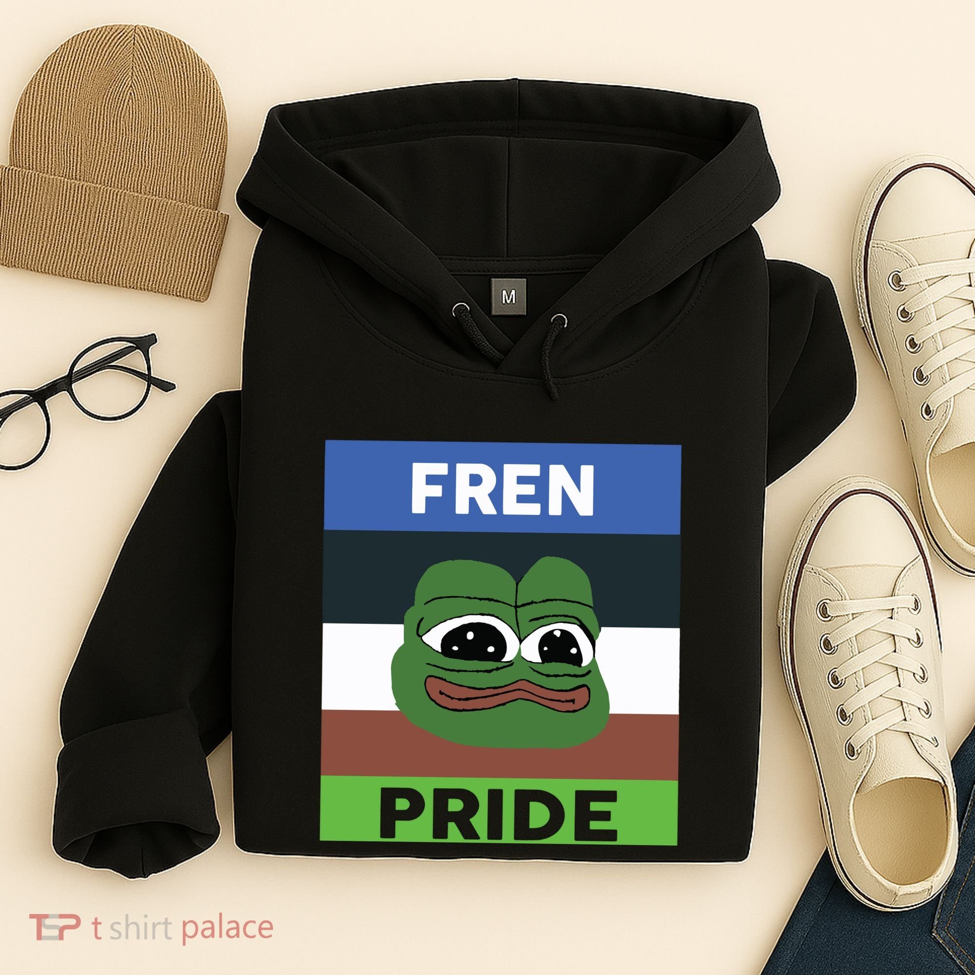 Fren Pride PEPE The Frog Hoodie