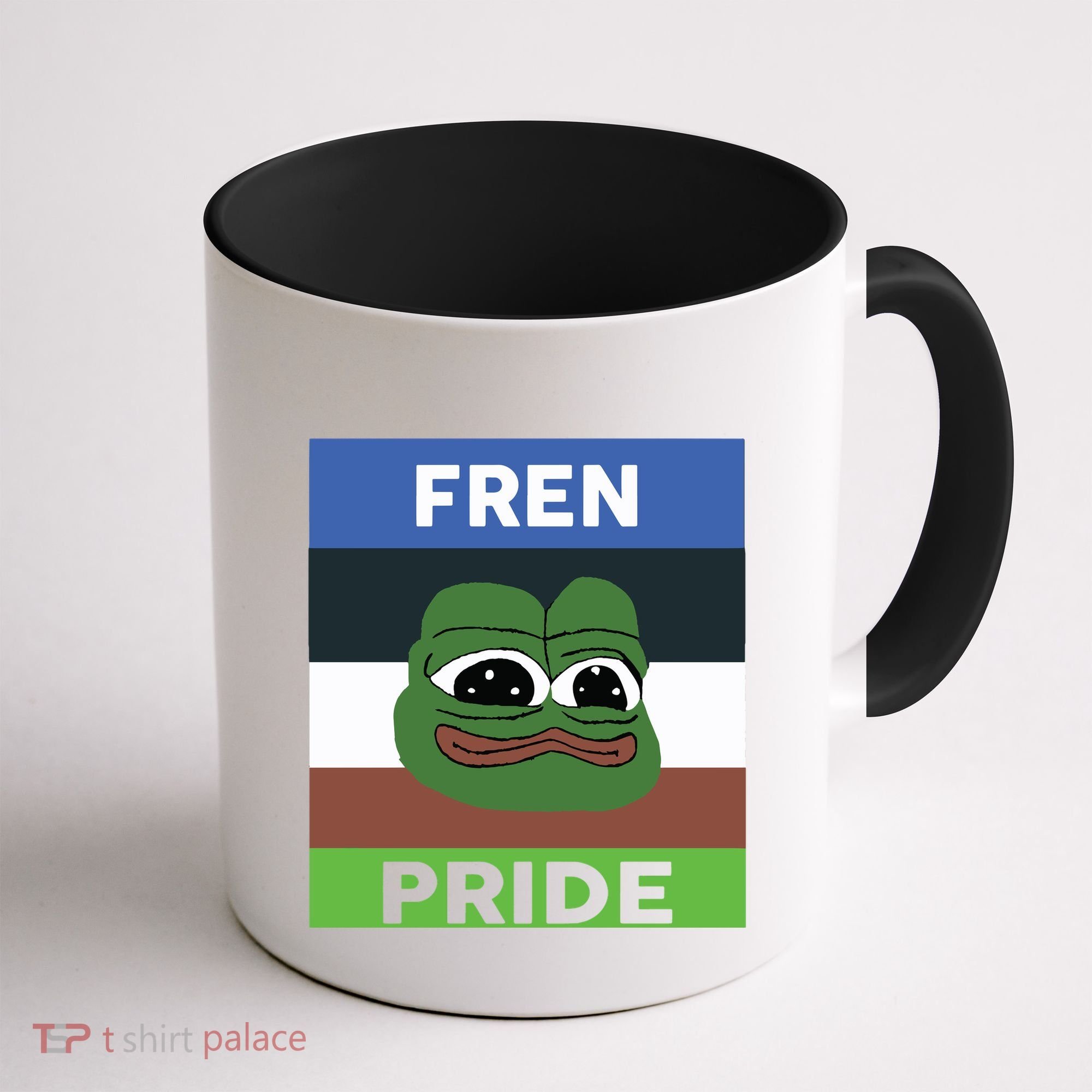 Fren Pride PEPE The Frog Coffee Mug