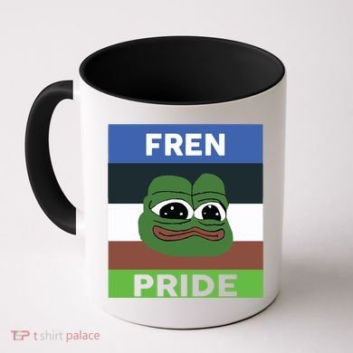 Fren Pride PEPE The Frog Coffee Mug