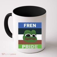 Fren Pride PEPE The Frog Coffee Mug thumb 0