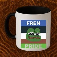 Fren Pride PEPE The Frog Coffee Mug thumb 2