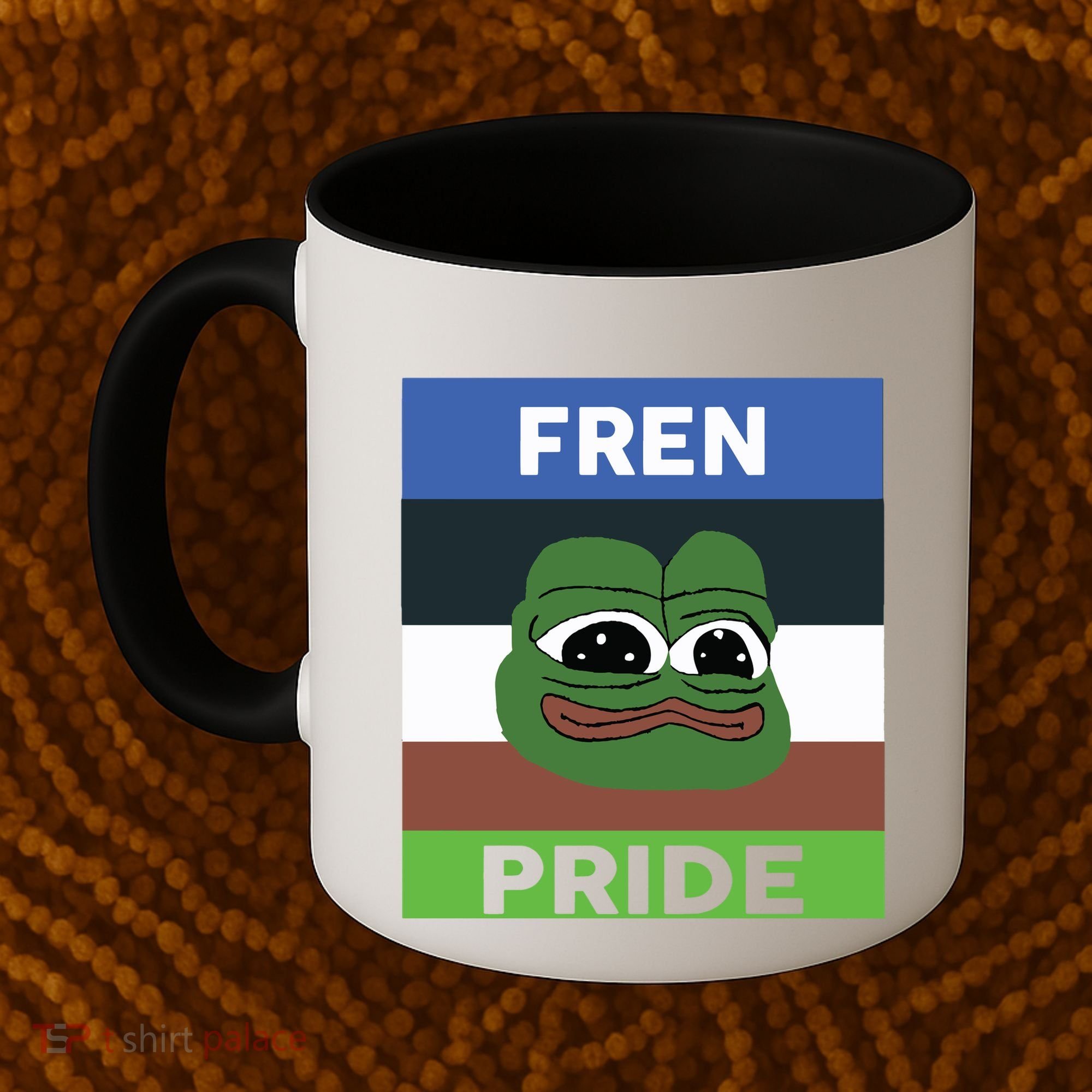 Fren Pride PEPE The Frog Coffee Mug