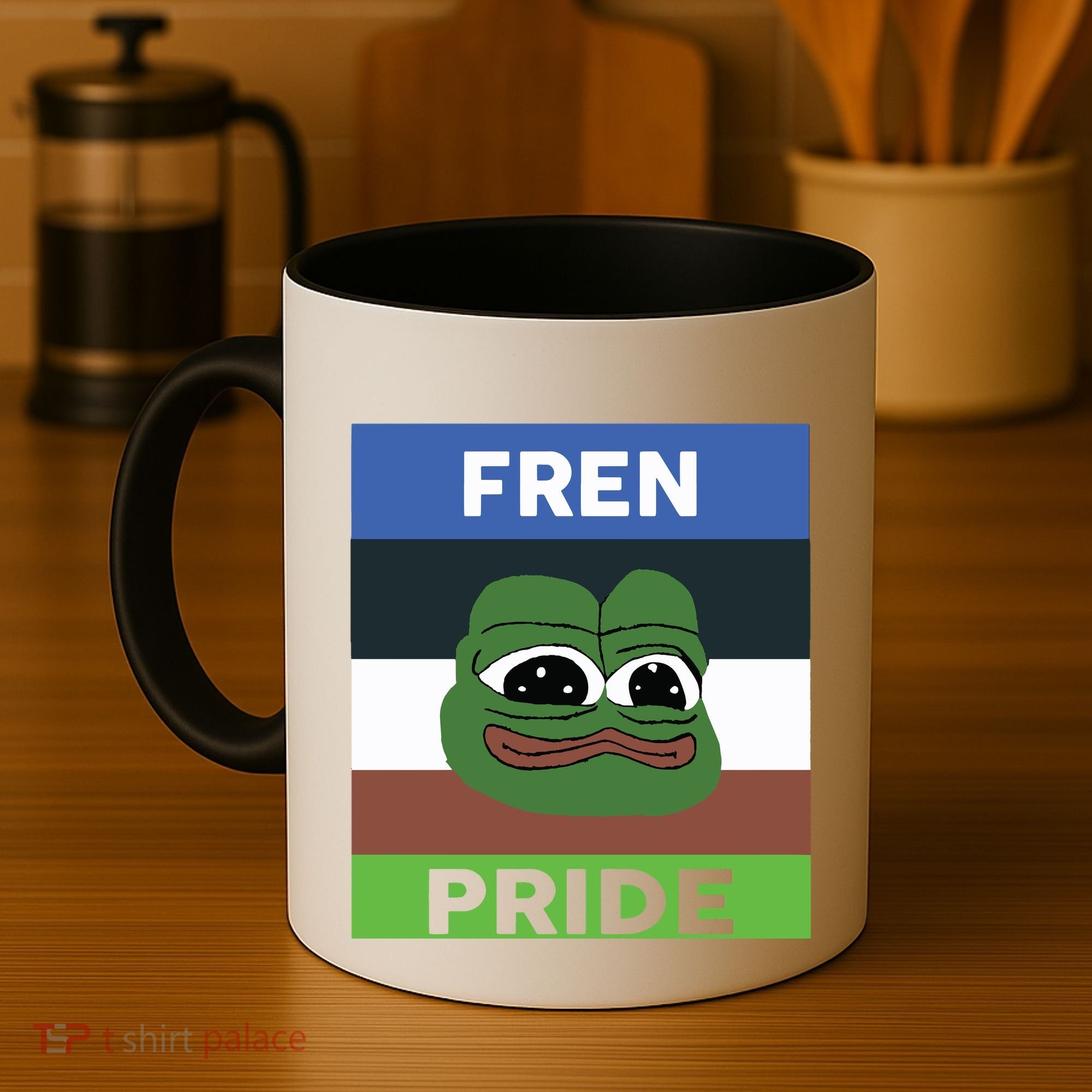 Fren Pride PEPE The Frog Coffee Mug
