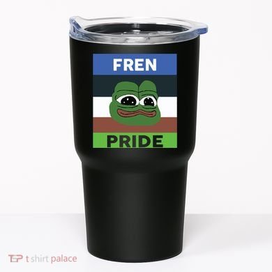Fren Pride PEPE The Frog Tumbler