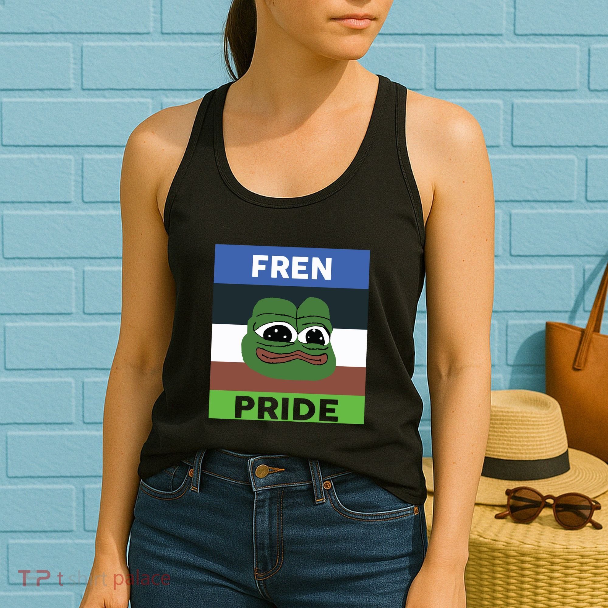 Fren Pride PEPE The Frog Women's Tank Top