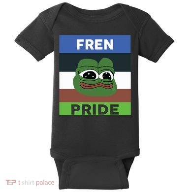 Fren Pride PEPE The Frog Baby Bodysuit