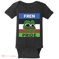 Fren Pride PEPE The Frog Baby Bodysuit thumb 0
