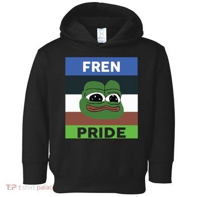 Fren Pride PEPE The Frog Toddler Hoodie